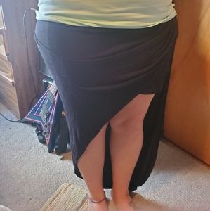 Split side maxi skirt